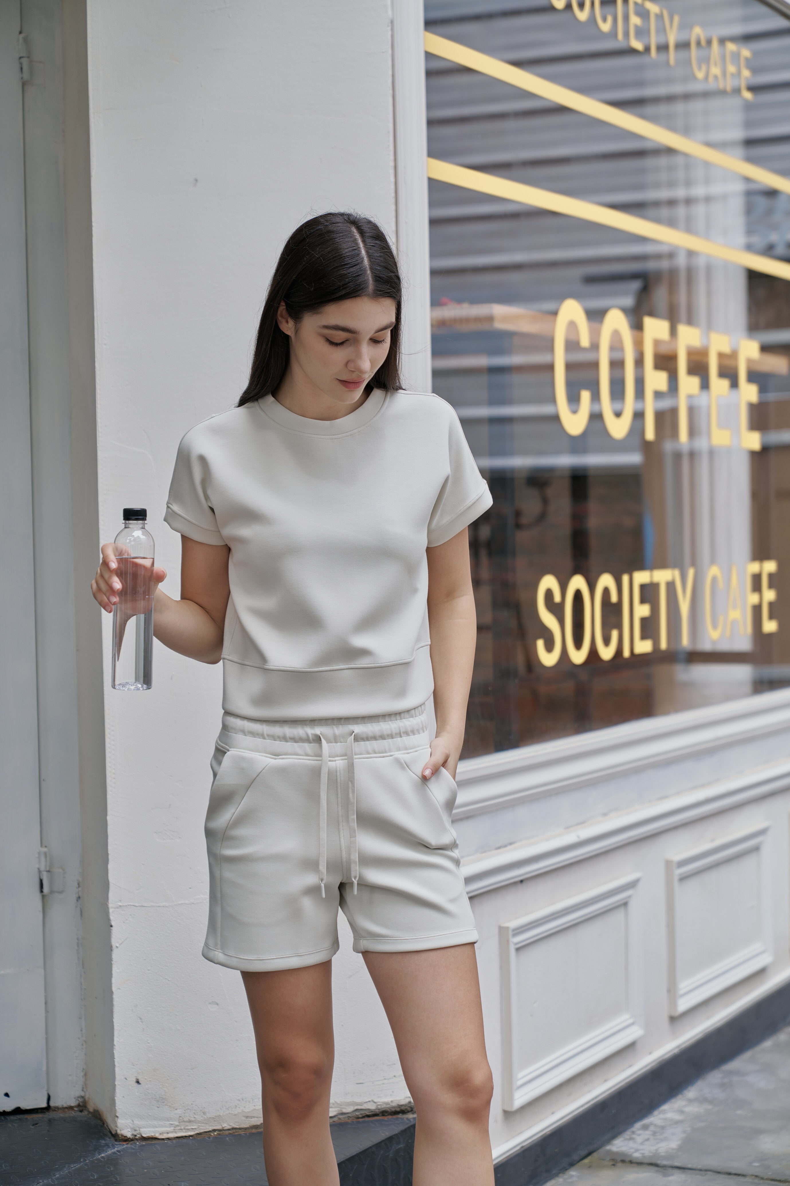 LuxeLounge Bermuda Co-Ord Set - LHY009/010