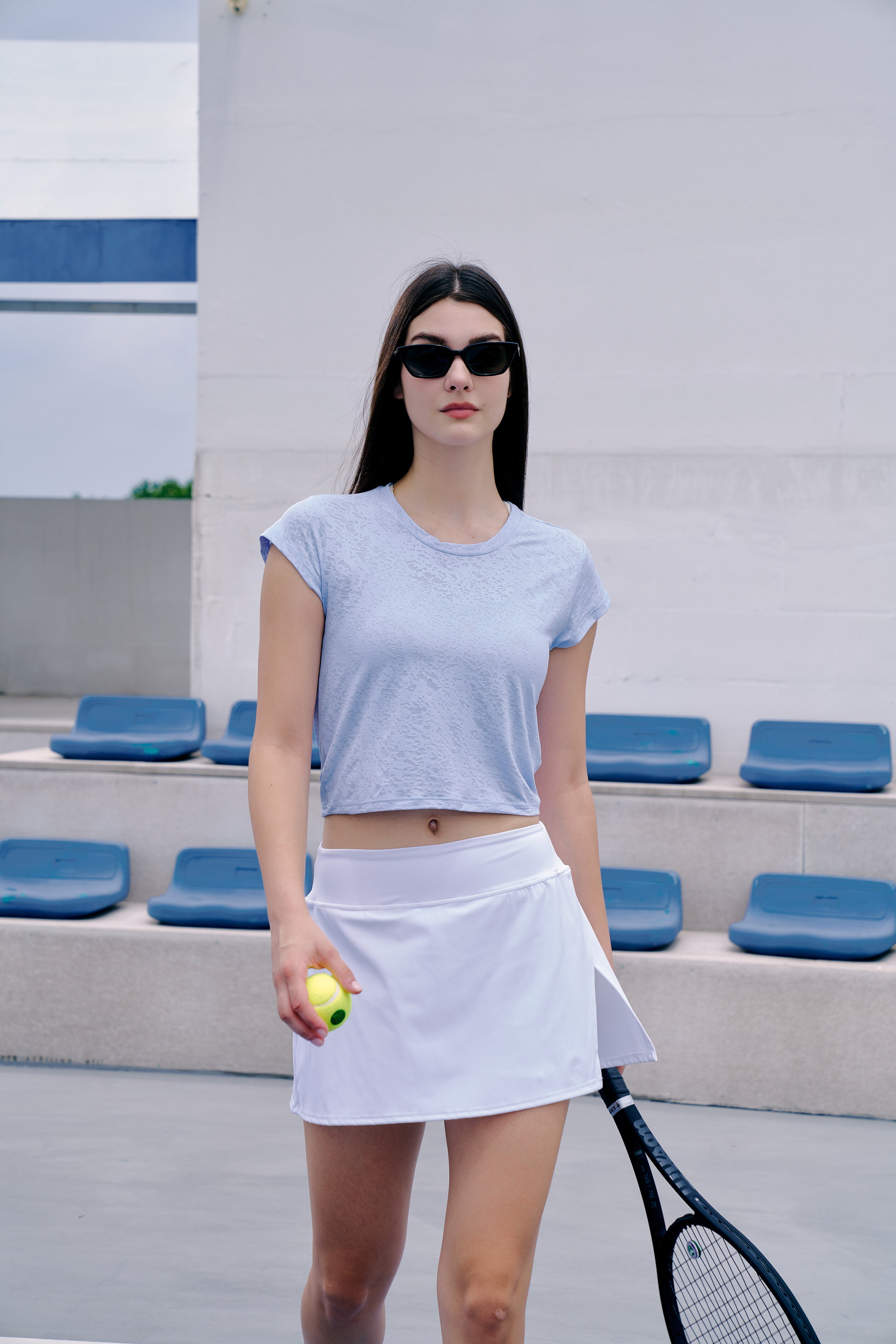 BreezeFit Crop Tee - LHY013