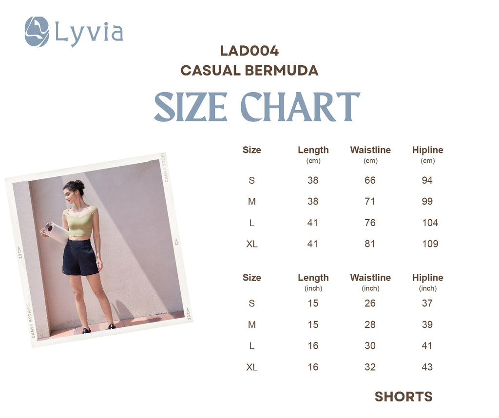 Premium  Bermuda Shorts – Relaxed Comfort LAD004