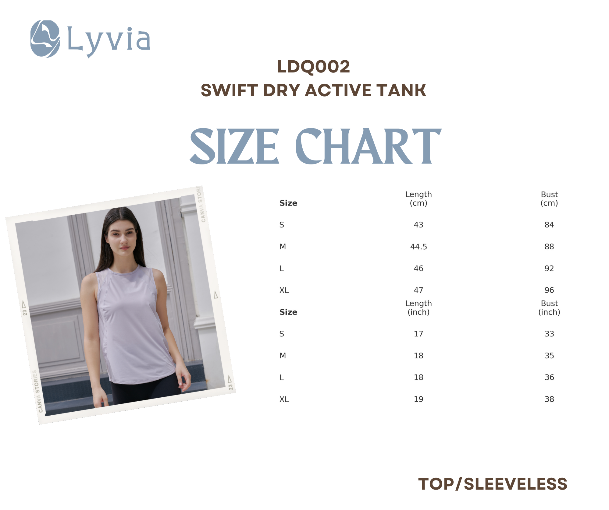 SwiftDry Active Tank - LDQ002