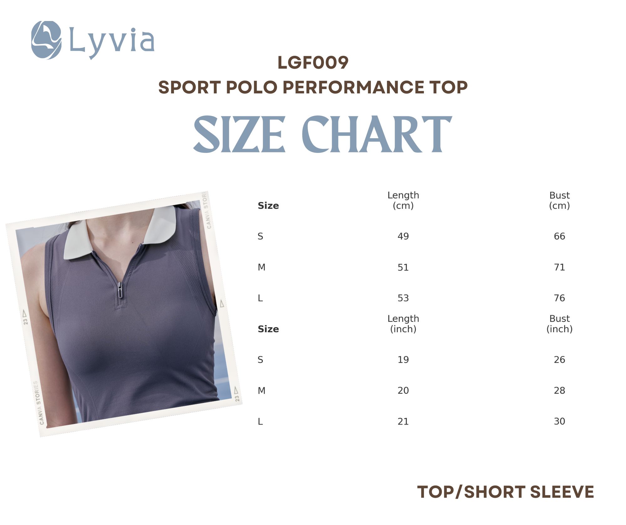 Image of SportPolo Performance Top - LGF009