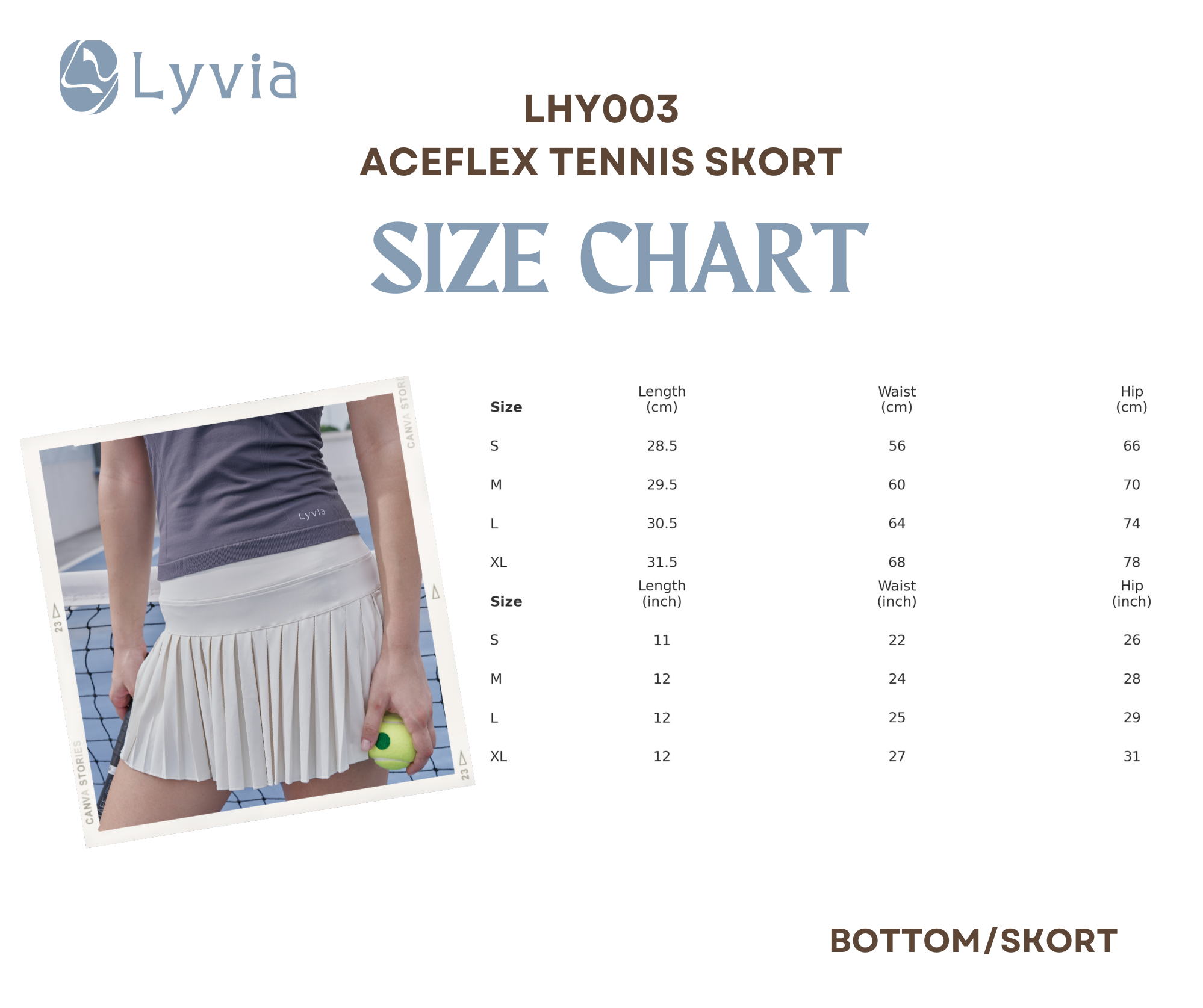 AceFlex Tennis Skirt - LHY003