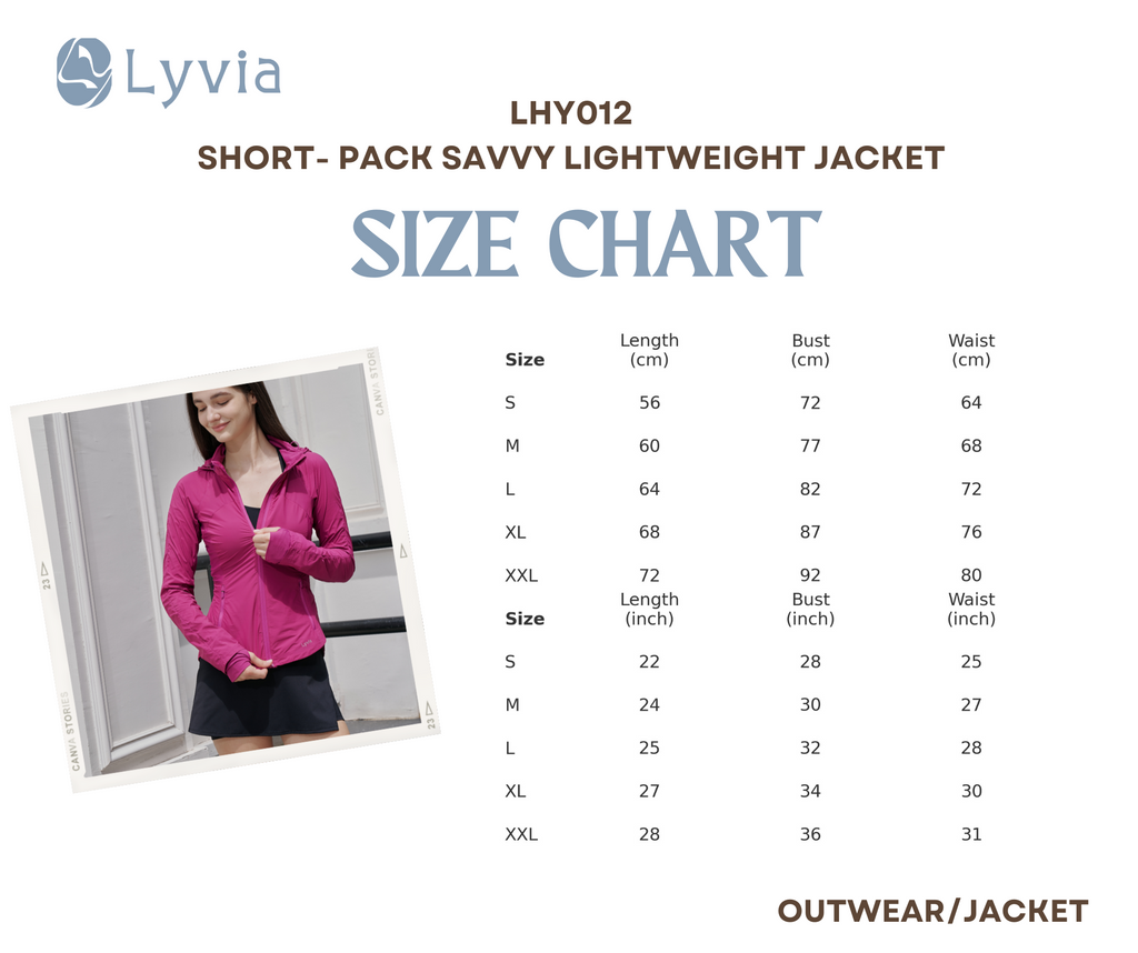 PackSavvy Lightweight Travel Jacket - LHY012