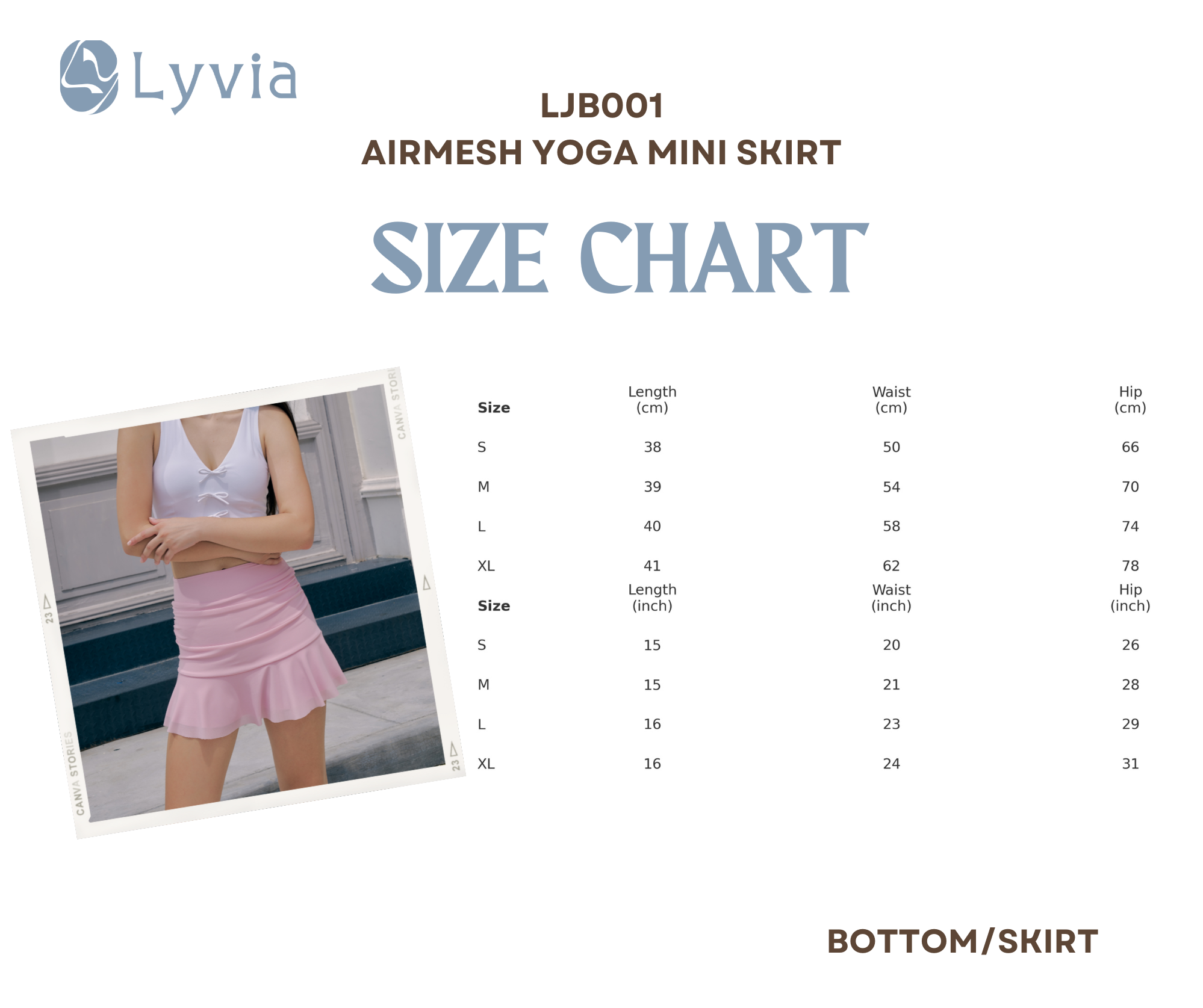 AirMesh Yoga Mini Skirt - LJB001