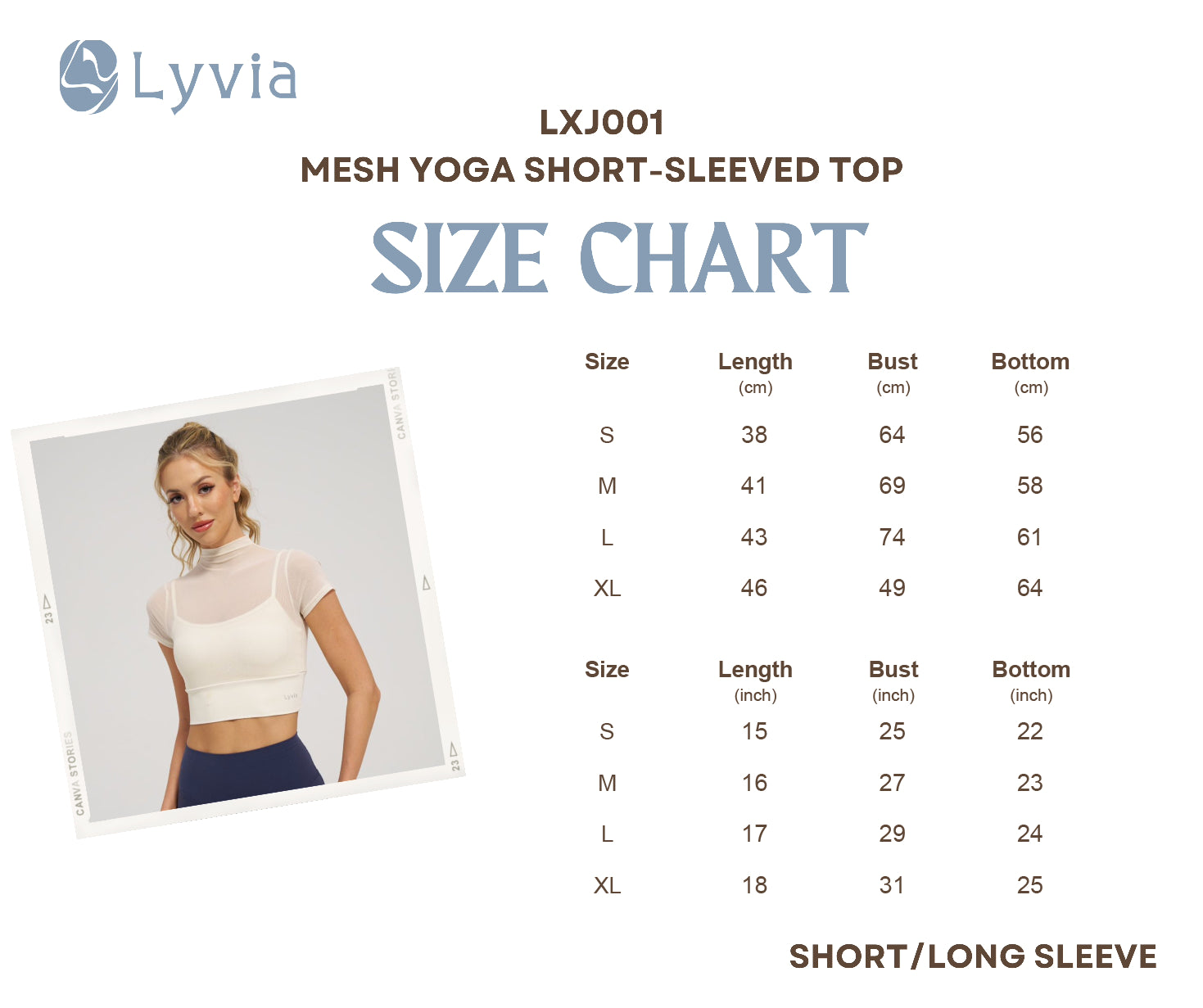 Mesh-Panel Gym Top – Cool Comfort Classic LXJ001