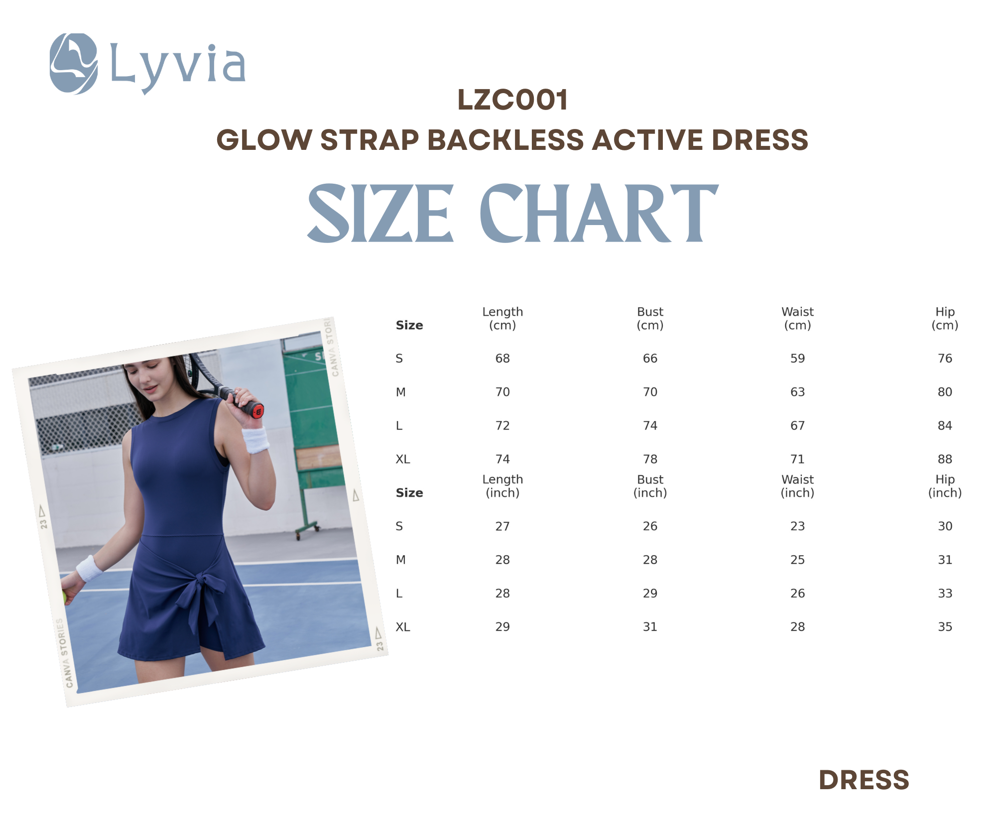 Image of GlowStrap Backless Active Dress - LZC001