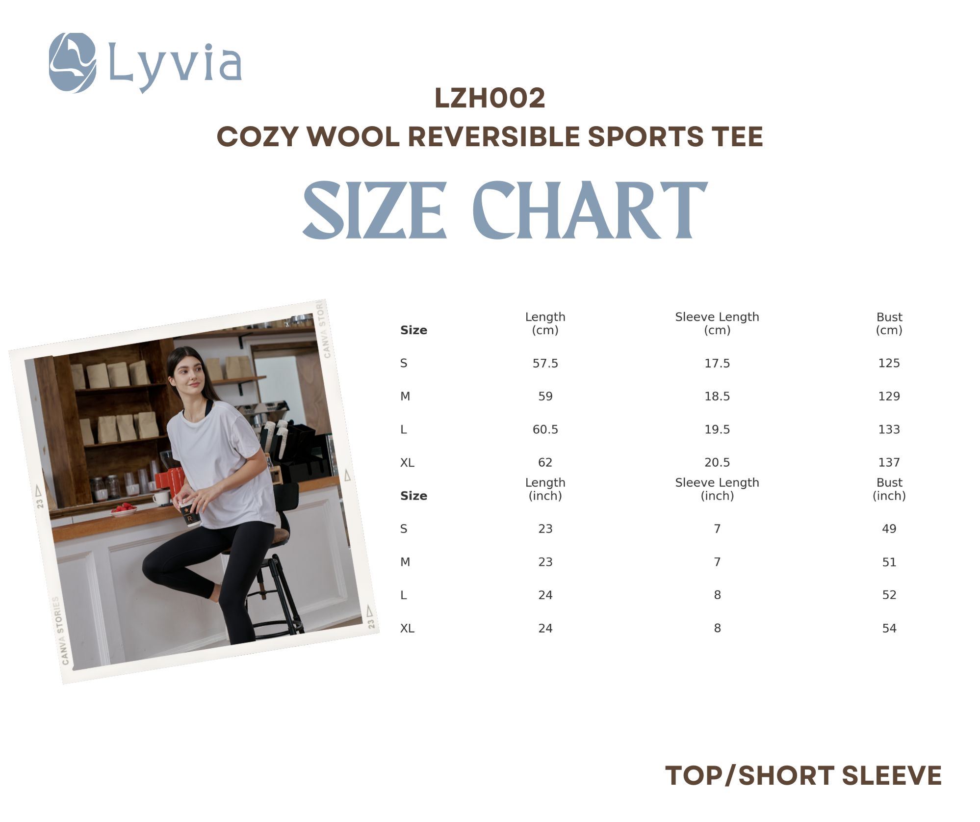 Image of CozyWool Reversible Sports Tee - LZH002