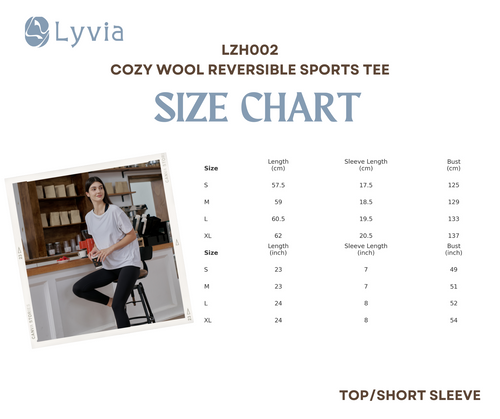 CozyWool Reversible Sports Tee - LZH002