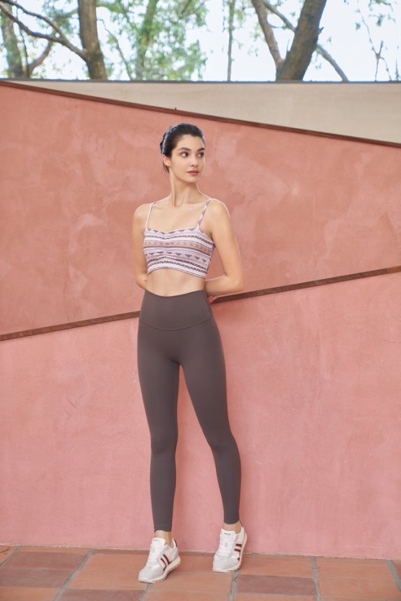 Image of leggings, sport bra, slim, fit, yoga, Pilates, breathable, Seamless, free size, Functional, Comfort, Breathable, lightweight, premium, lululemon  